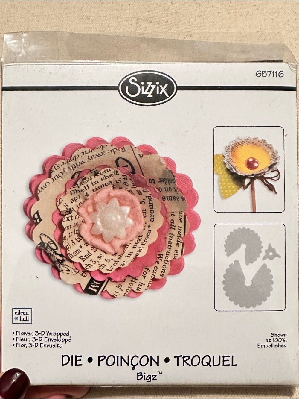 Sizzix | Die Cut | Sizzix Layered Flower Craft Die Set
